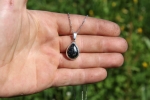 Pendentif en argent 925 - Ardoise a Pyrite de Grindelwald ( Berne )