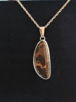 Pendentif en argent 925 - Marbre du Simmental ( Bern )